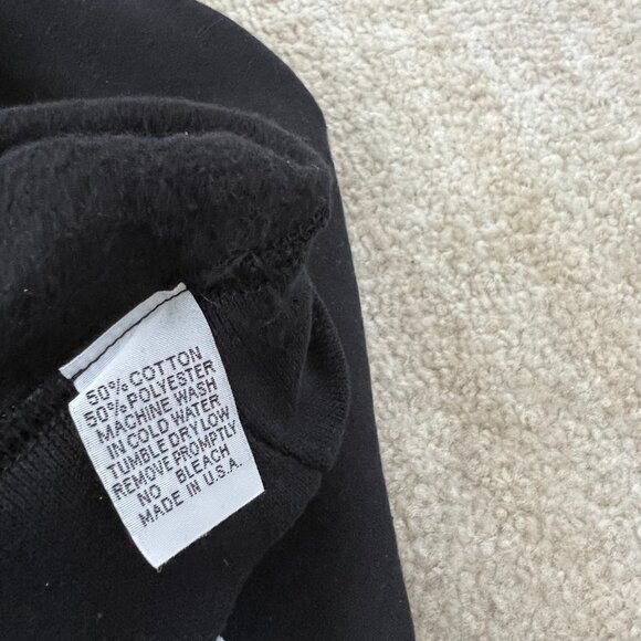 NWT HLZBLZ Black White Cotton Sweatshirt S - Picture 7 of 8